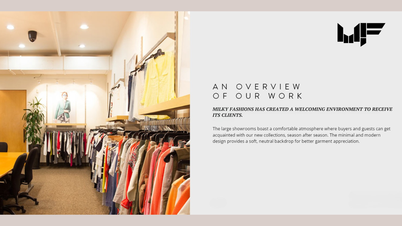 Milky Fashions showroom Bangladesh apparel buying house overview for European buyers