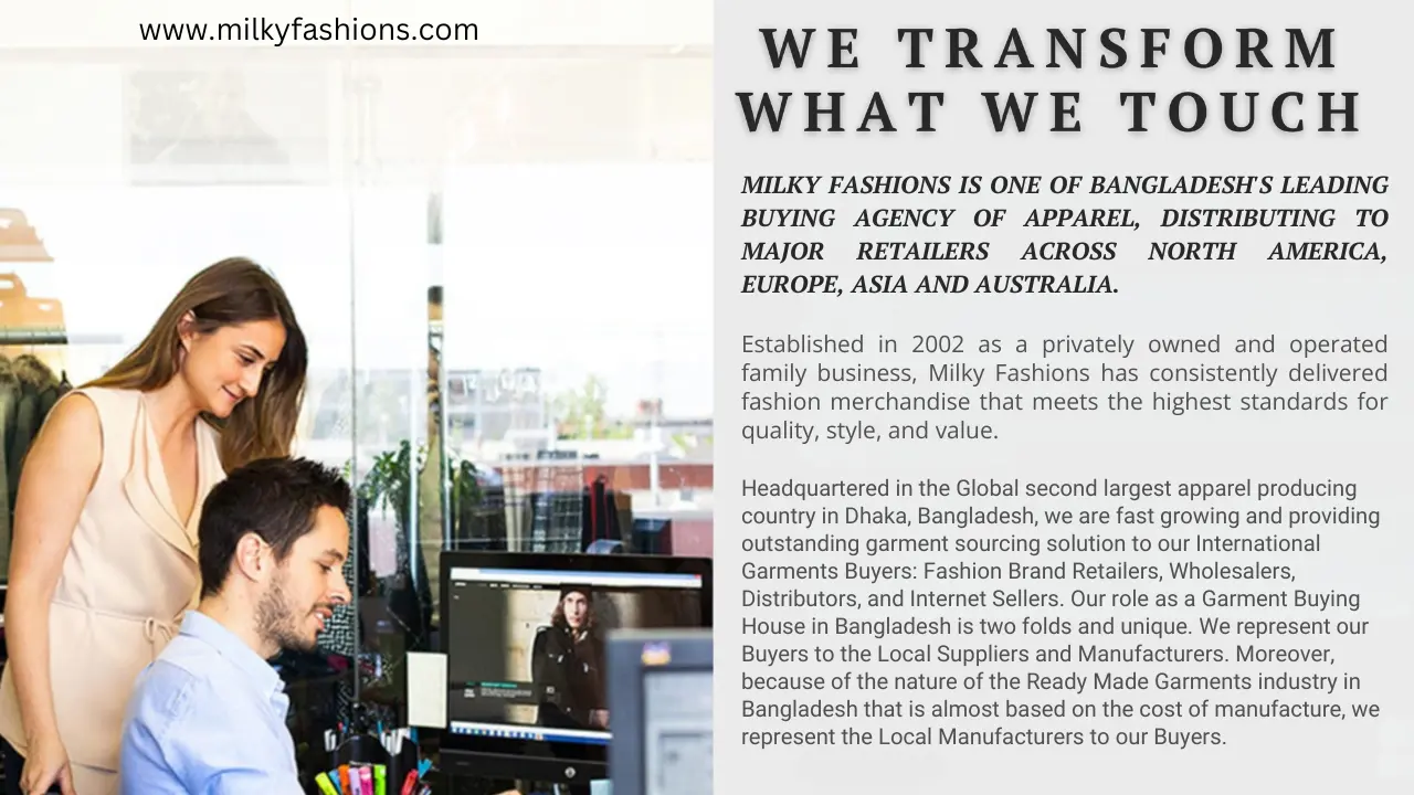 Apparel Buying house Bangladesh Milky Fashions supplier clothing
